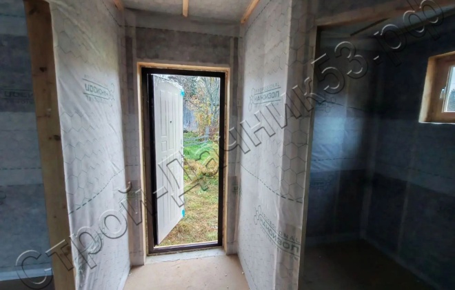 4 каркасный дом д–149, 10x7.5 м, 66 м², республика карелия, пряжинский район, посёлок матросы (4)